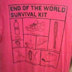 End of the world survival Tshirt